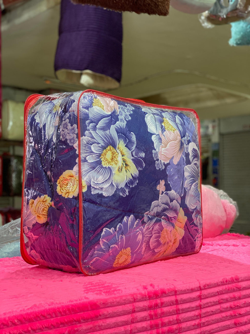 6x6 Floral Duvet Cover & Comforter Set | Blooming Pattern Bedding Set