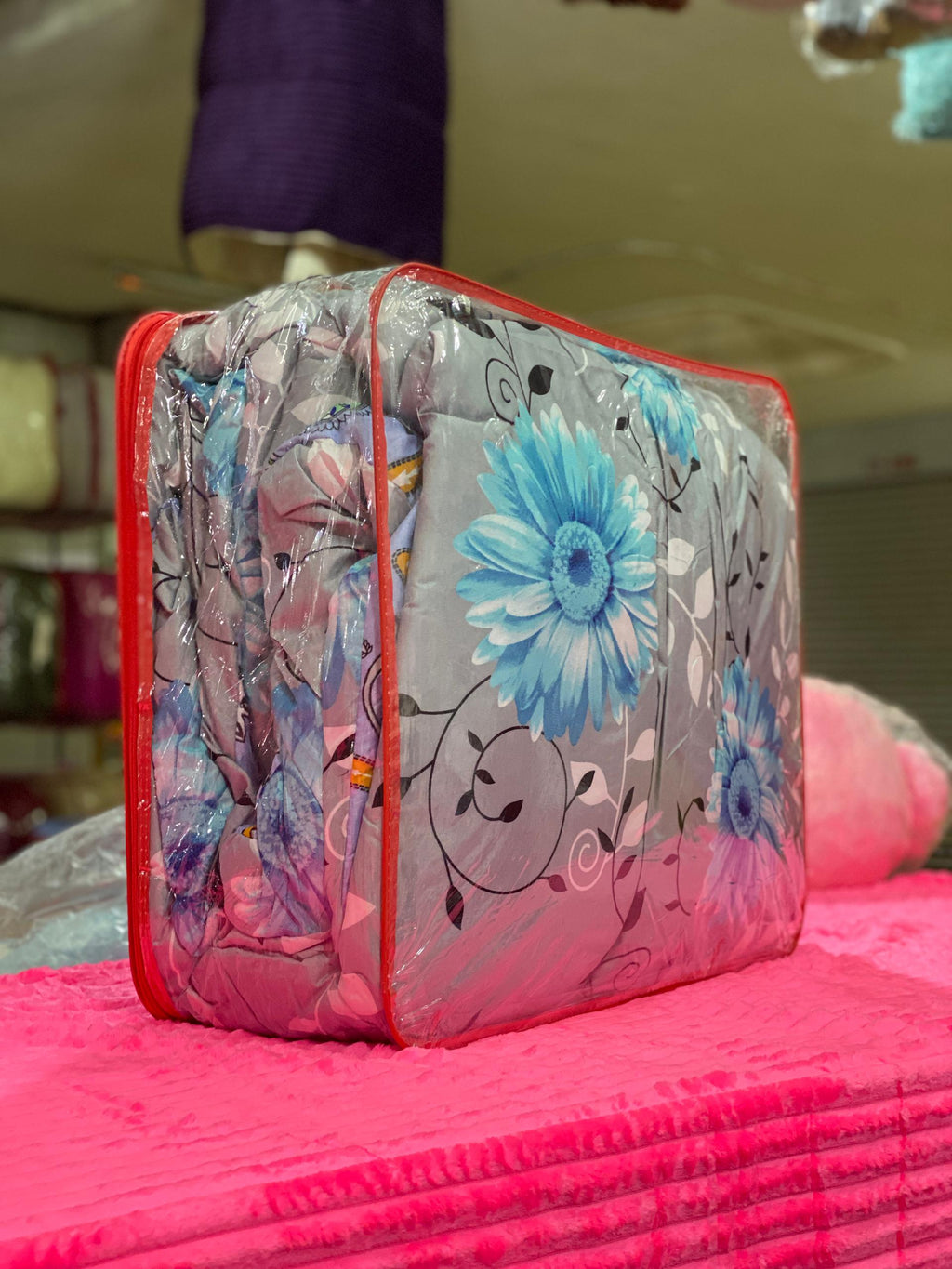 4-Piece Floral Duvet Set | 5x6 Duvet Cover, Bedsheet & 2 Pillowcases