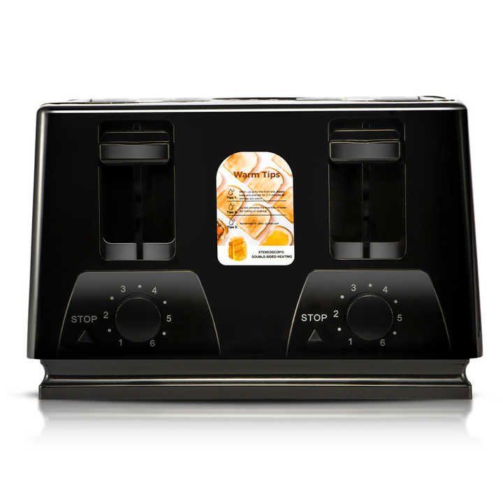 RAF .505 4-Slice Bread Toaster | 1300W Powerful Heating, Adjustable Browning & Easy Cleaning - LIFE STORES UGANDA