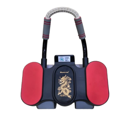 4 Wheel Automatic Rebound Ab Roller with Elbow Support – Core Abdominal Exercise Wheel for Home Gym
