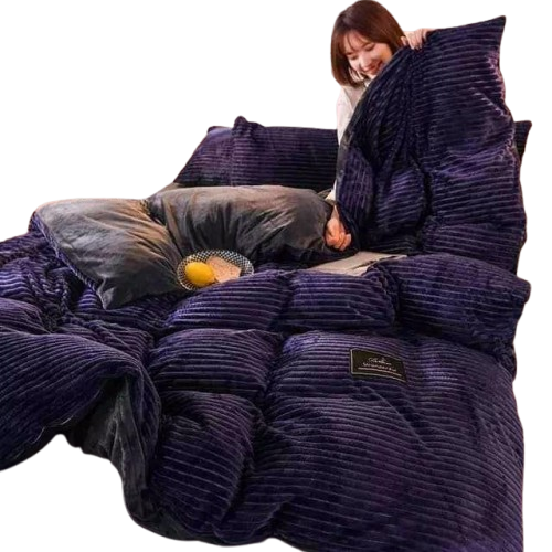 4-Piece Duvet Cover Set | Includes Duvet, Sheet & 2 Pillowcases