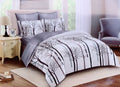 4-Piece 5x6 Duvet Set with 2 Pillows, 1 Bedsheet & 1 Duvet Cover - Complete Bedding Package