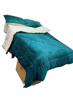 4-Piece Velvet Duvet Cover Set | Luxury Bedding with 2 Pillowcases & Sheet