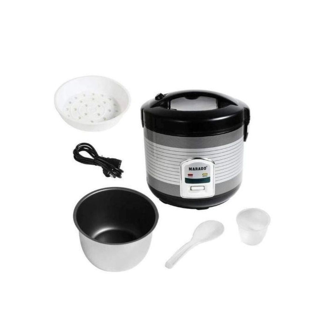 5L Marado Rice Cooker – 700W, 12hr Keep Warm, Steaming Tray, Auto Shut-Off