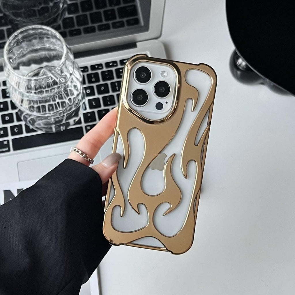 Electroplated Hollow Heat Dissipation Phone Case - LIFE STORES UGANDA