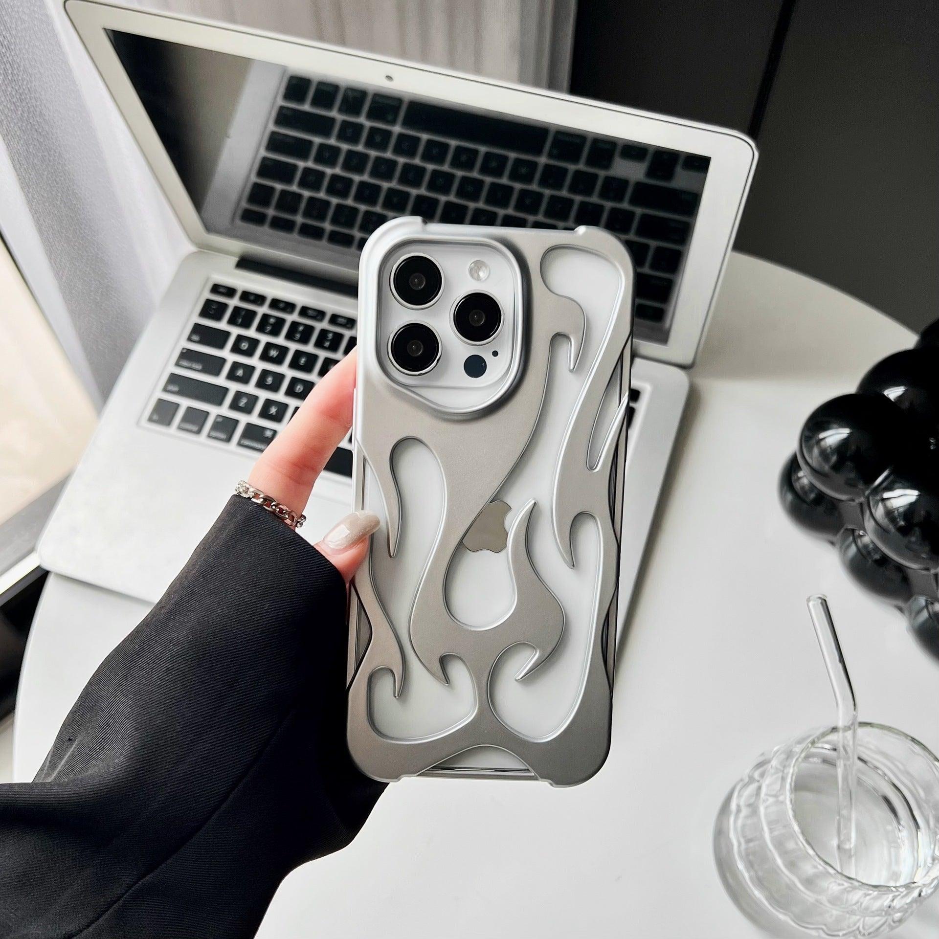 Electroplated Hollow Heat Dissipation Phone Case - LIFE STORES UGANDA