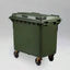 660L Wheelie Bin – Heavy-Duty HDPE Plastic Trash Can with 4 Wheels, Large Commercial Waste Container