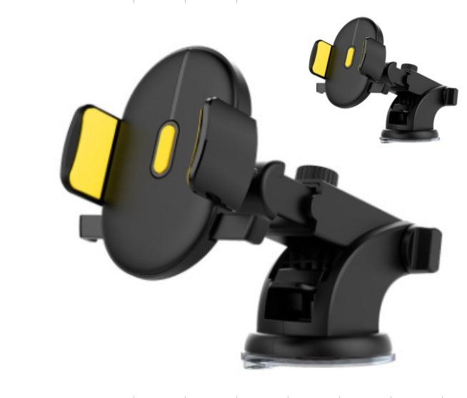Car Phone Holder Long Rod Telescopic | Dashboard Suction Cup Type – Adjustable Height & Angle for Ultimate Convenience - LIFE STORES UGANDA
