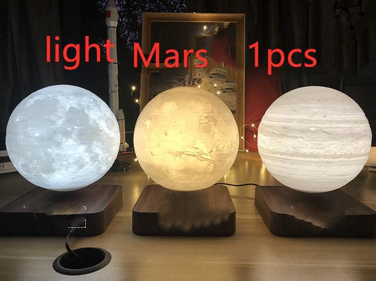 Magnetic Levitation Table Lamp Moon Light | 3D Printing Planet Night Light - LIFE STORES UGANDA