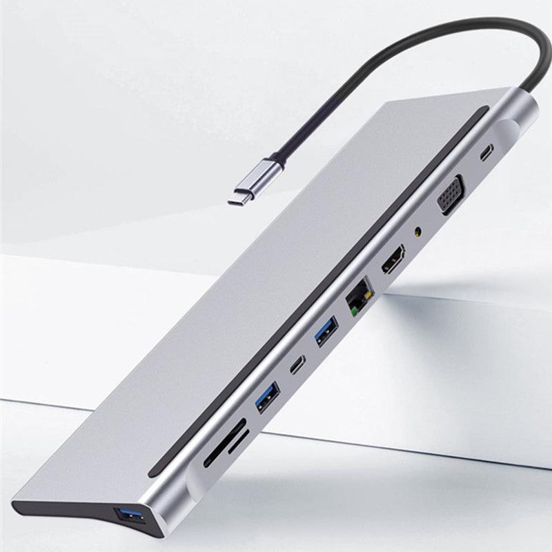 Hub Laptop Expansion Dock – 11in1 Multifunctional Docking Station – The Ultimate Connectivity Solution - LIFE STORES UGANDA