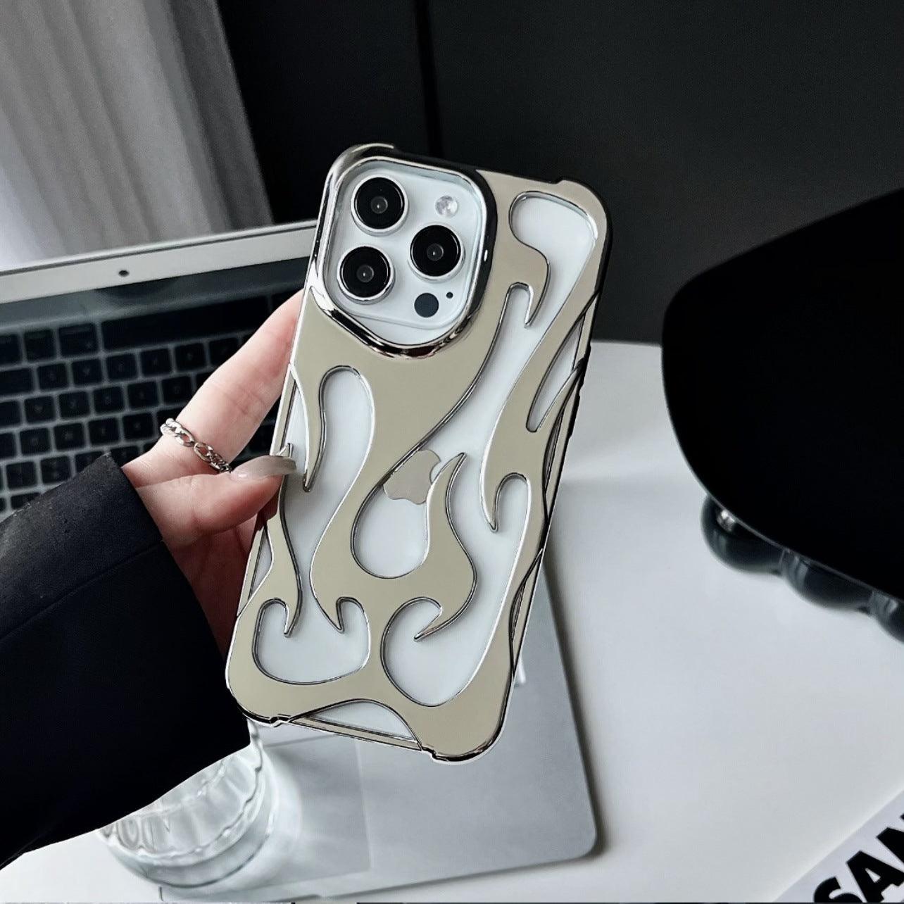 Electroplated Hollow Heat Dissipation Phone Case - LIFE STORES UGANDA