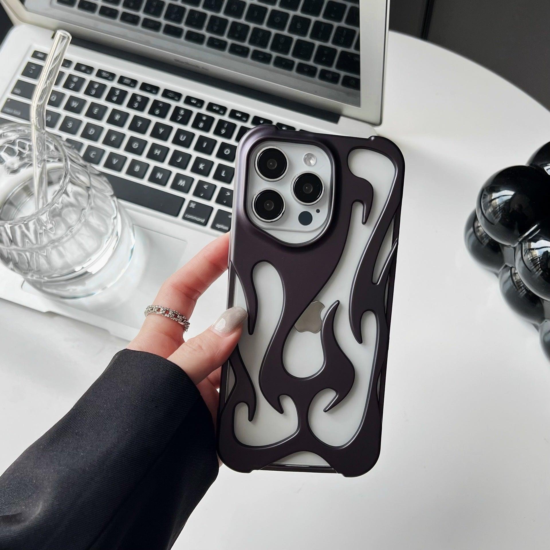 Electroplated Hollow Heat Dissipation Phone Case - LIFE STORES UGANDA