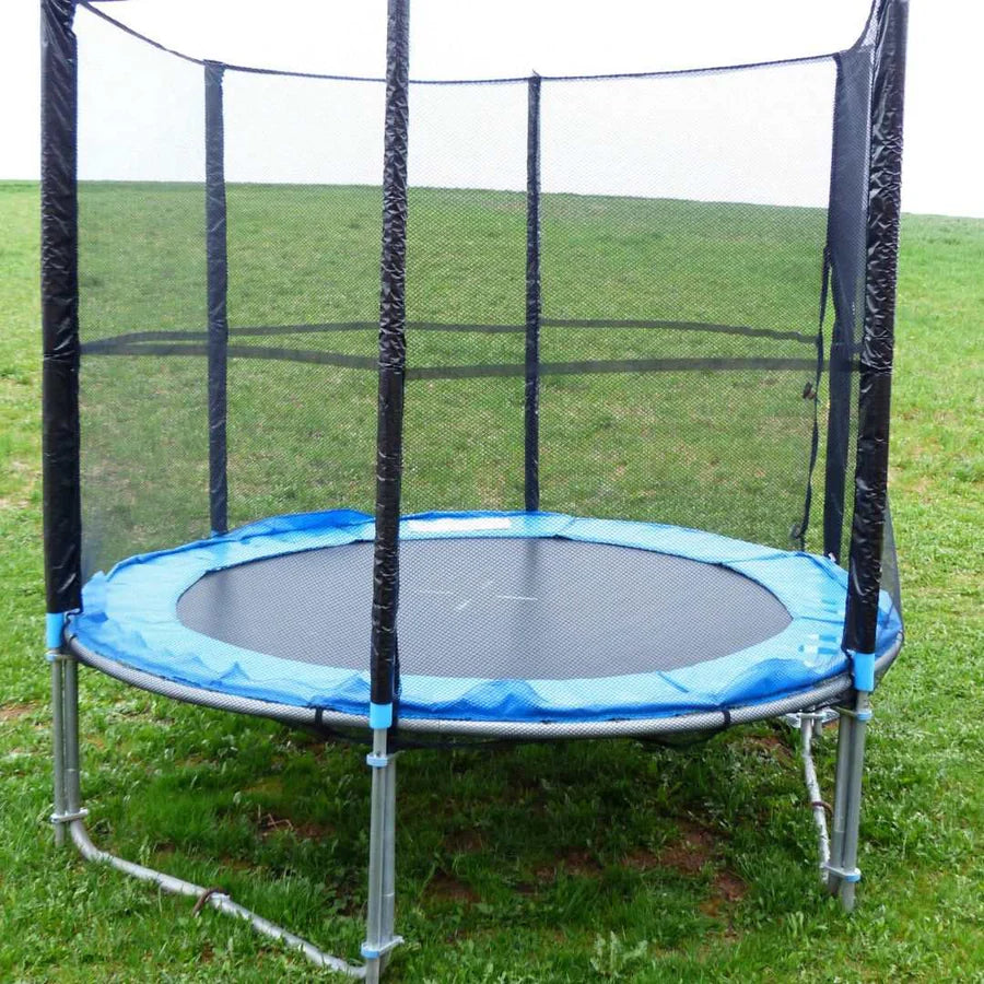 6FT Heavy-Duty Trampoline for Kids & Adults | Outdoor Trampoline with Enclosure Safety Net & Anchor Kit