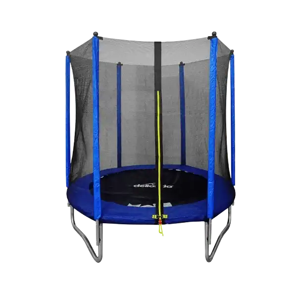 6FT Heavy-Duty Trampoline for Kids & Adults | Outdoor Trampoline with Enclosure Safety Net & Anchor Kit