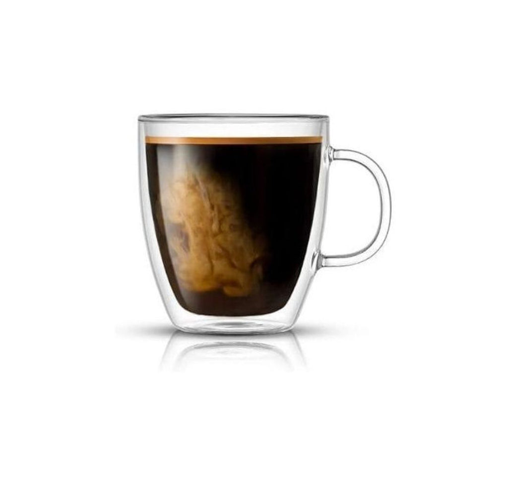 6PCS Double Wall Coffee Glasses – Lightweight, Heat-Resistant, Elegant Espresso Cups