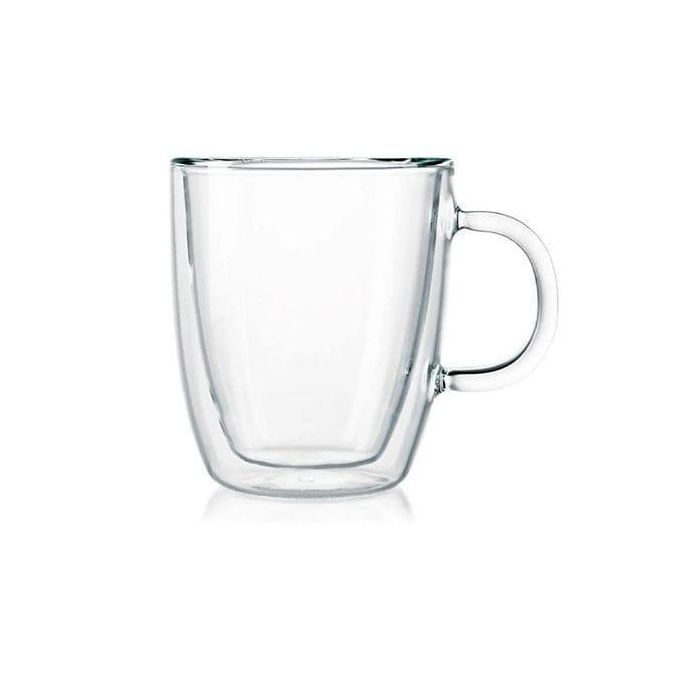 6PCS Double Wall Coffee Glasses – Lightweight, Heat-Resistant, Elegant Espresso Cups