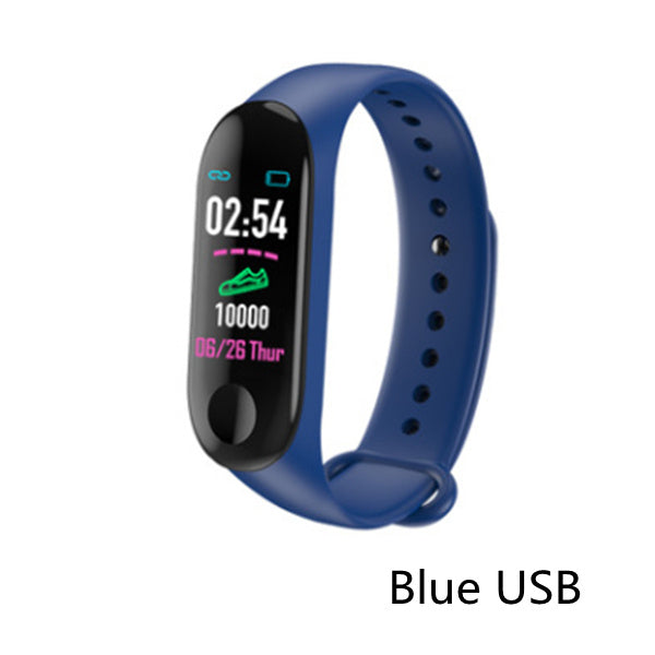 Smart Bracelet with Heart Rate & Blood Pressure Monitor – Track Fitness, Sleep, & More in Style - LIFE STORES UGANDA