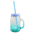 Mason Jar with Handle – Classic Juice Jar with Straw & Lid - LIFE STORES UGANDA