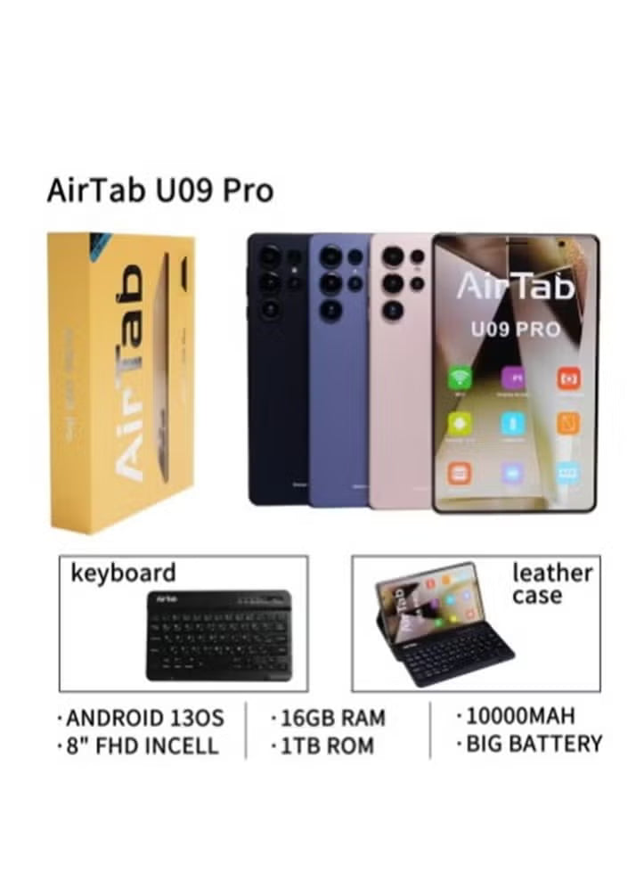 U09 PRO 8-Inch Android Tablet | 16GB RAM, 1TB Storage with Keyboard