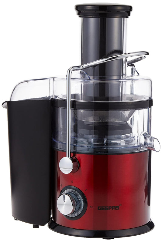 Geepas GJE5437 800W Centrifugal Juicer – Powerful, Fast & Efficient Juice Extraction! - LIFE STORES UGANDA