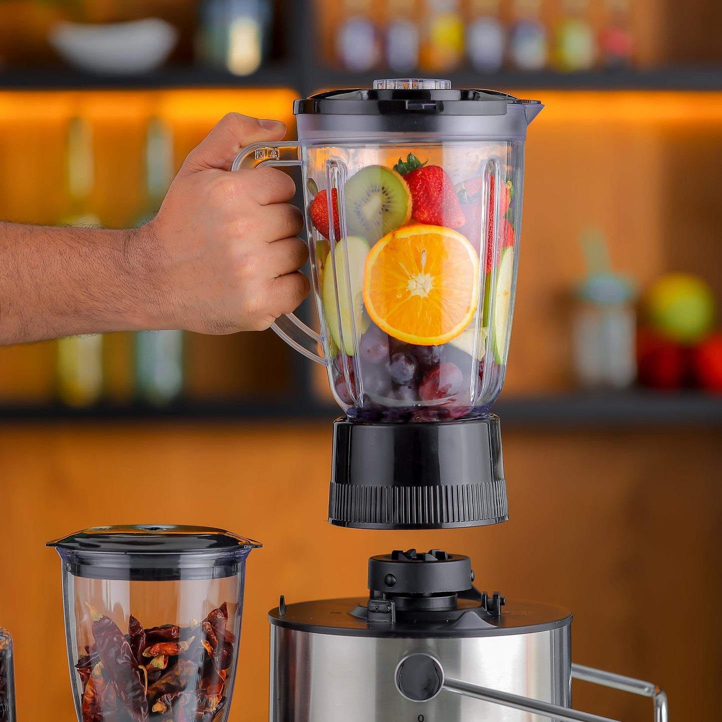 GEEPAS 4-in-1 Blender & Juicer Extractor Geepas GSB44016 - LIFE STORES UGANDA