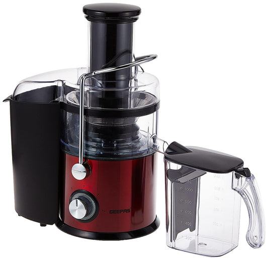 Geepas GJE5437 800W Centrifugal Juicer – Powerful, Fast & Efficient Juice Extraction! - LIFE STORES UGANDA