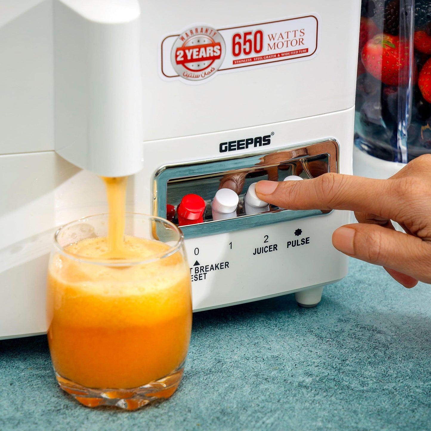Geepas GSB6147 4-in-1 Food Processor – 650W Power for Effortless Cooking - LIFE STORES UGANDA