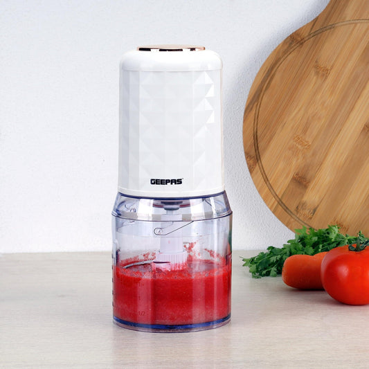 Geepas 0.5L Multi-Functional Chopper – Efficient & Safe Food Prep Solution - LIFE STORES UGANDA