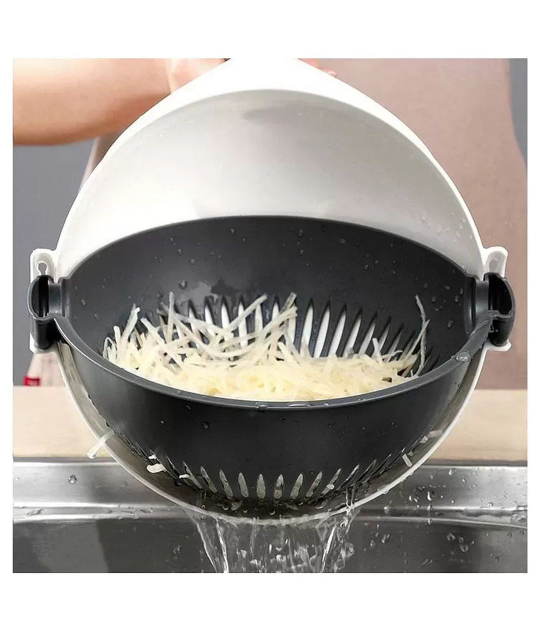 9-in-1 Vegetable Slicer & Chopper – Fast Easy Food Prep, Multi-Blade Cutting, Time-Saving Kitchen Tool
