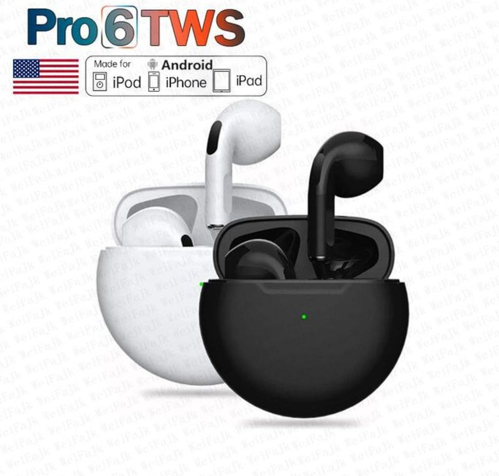 AirPods Pro 6 – Wireless Earbuds, Active Noise Cancelling, Hi-Fi Sound, Charging Case Included