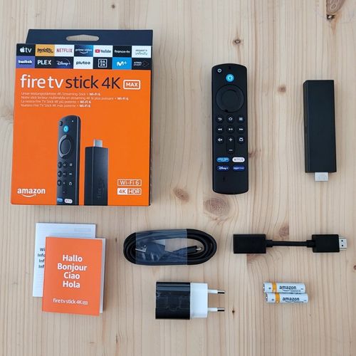 Amazon Fire TV Stick 4K – 40% More Powerful, Wi-Fi 6, Dolby Vision & Atmos, 4K Ultra HD Streaming