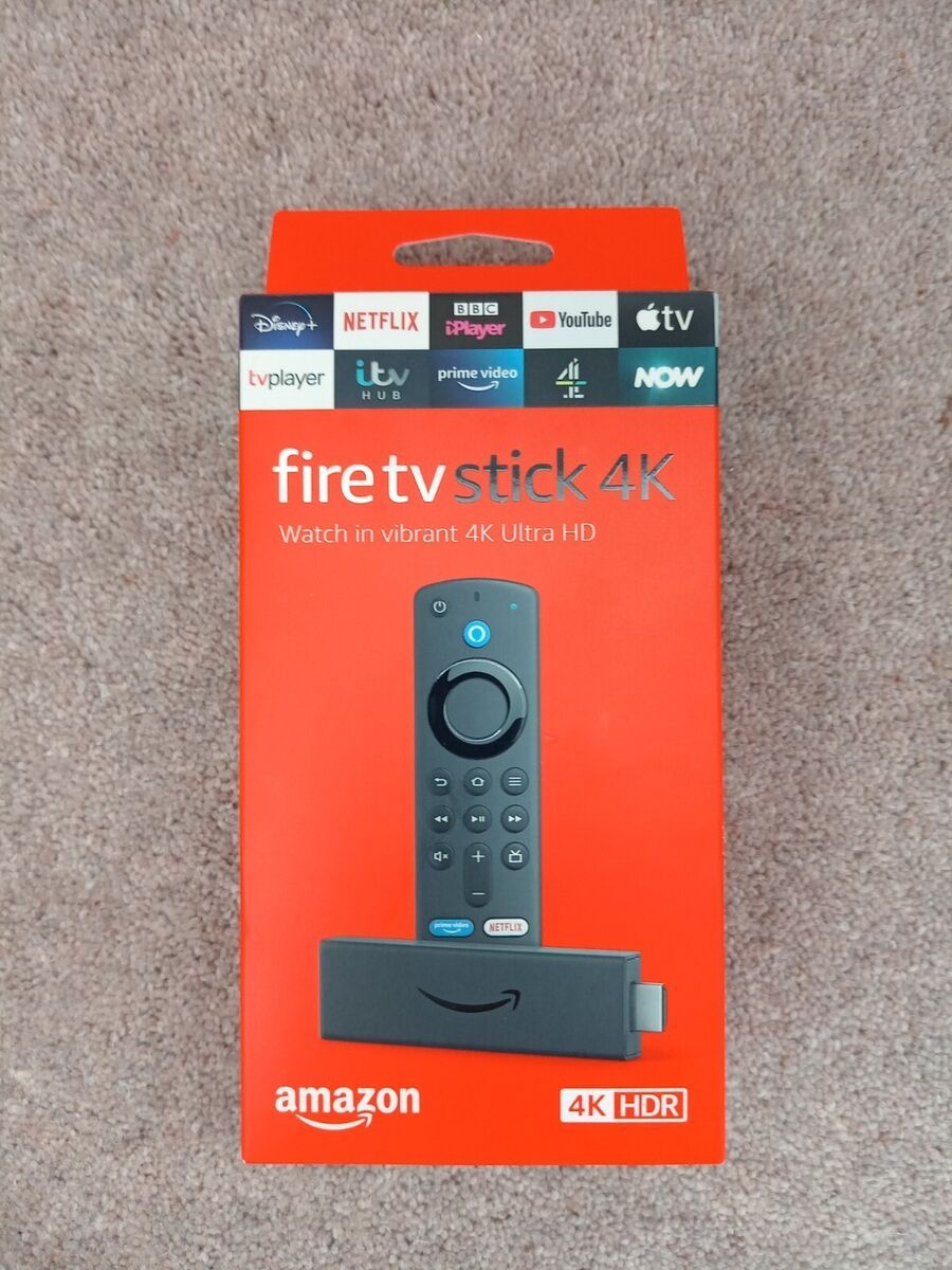 Amazon Fire TV Stick 4K – 40% More Powerful, Wi-Fi 6, Dolby Vision & Atmos, 4K Ultra HD Streaming