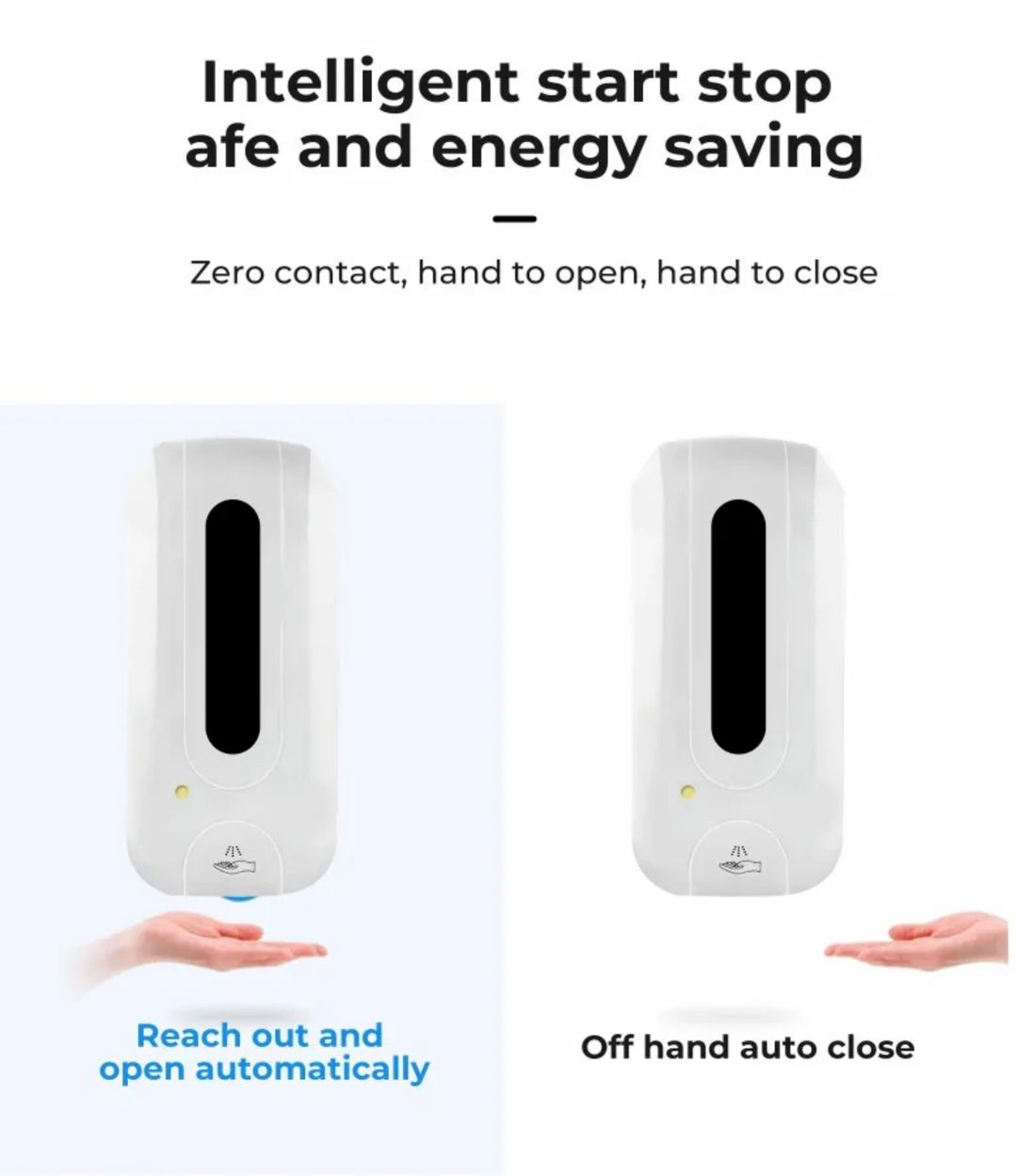 Automatic 1000ml Hand Sanitizer Dispenser – Touchless Infrared Sensor, Wall Mountable, Kids-Friendly, Space-Saving