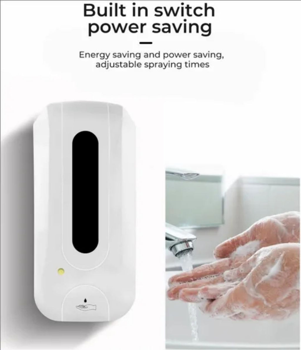 Automatic 1000ml Hand Sanitizer Dispenser – Touchless Infrared Sensor, Wall Mountable, Kids-Friendly, Space-Saving