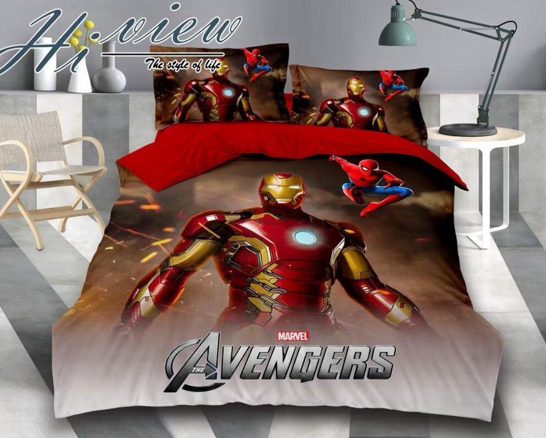 3-Piece Avengers Iron Man Duvet Set | Kids Superhero Bedding Collection