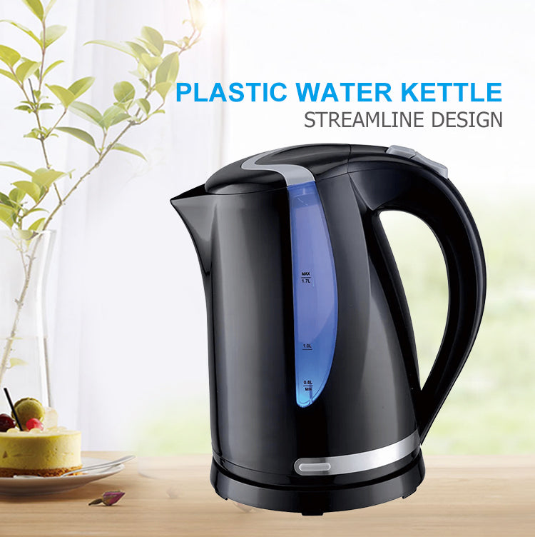 Abans HHB1743 Electric Kettle – 1.7L Stainless Steel Cordless Jug with Boil-Dry Protection