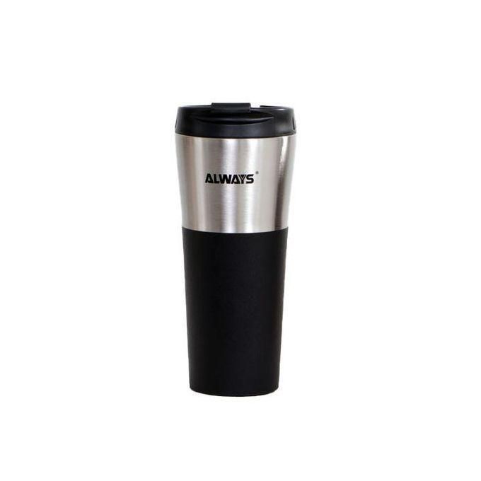 Always Thermos Cup – 500ML Stainless Steel, Keeps Drinks Hot or Cold All Day