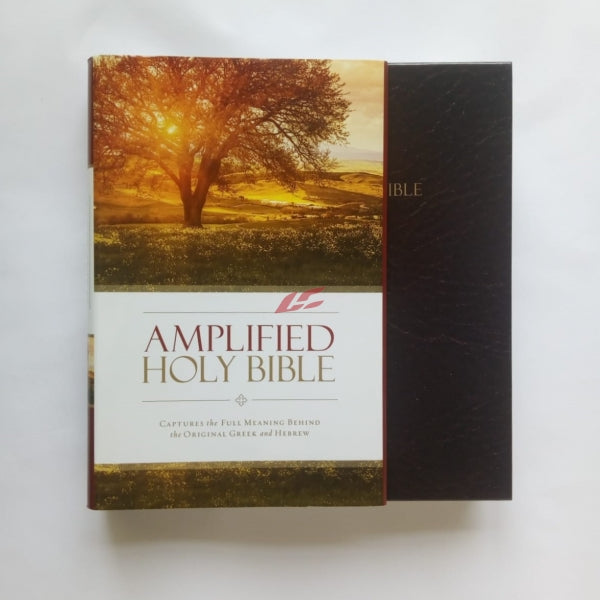 Amplified Bible Large Print Edition | Updated Version with Enhanced Understanding | 12-Point Type, Ribbon Marker, Presentation Page | Easy-to-Read Study Bible