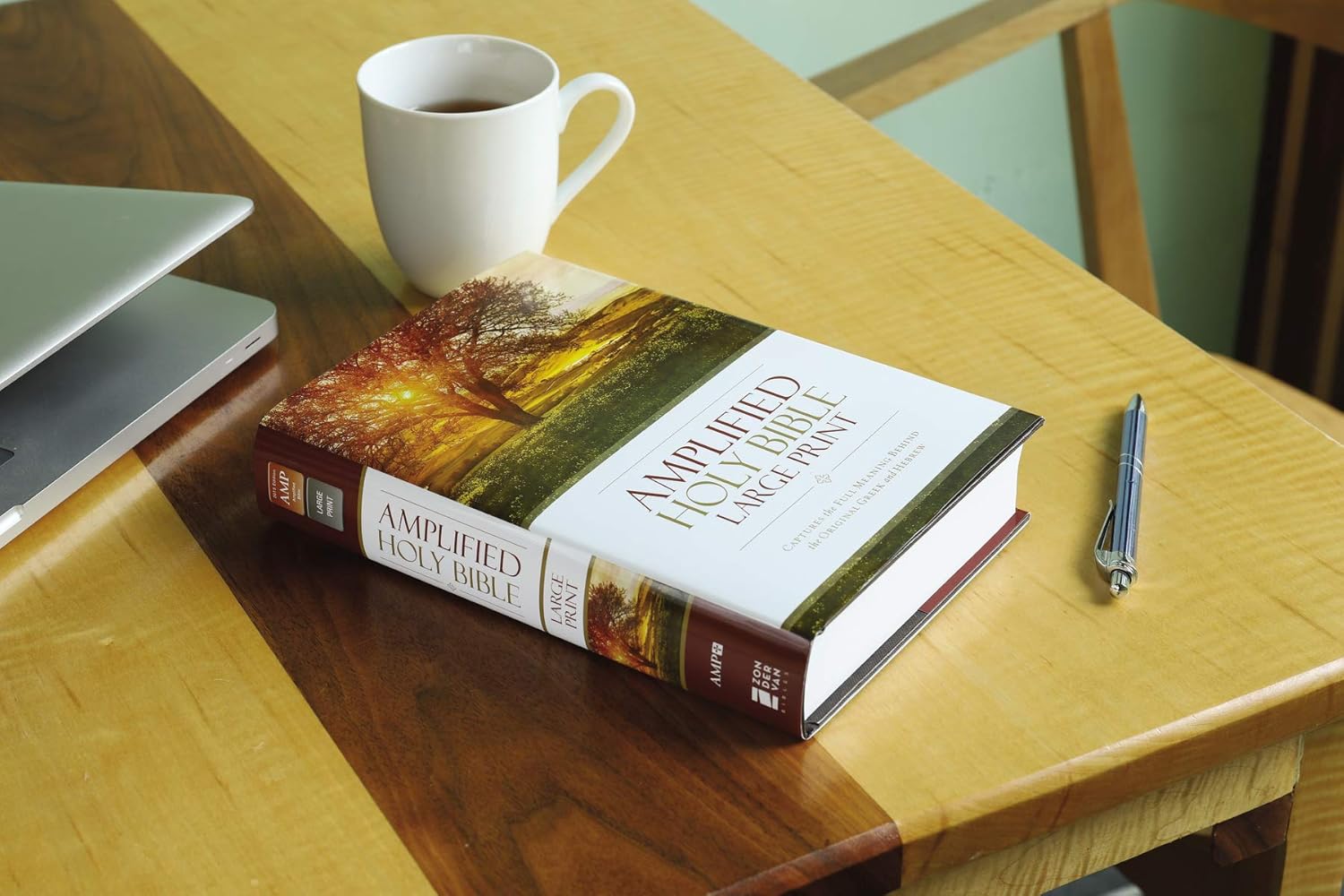 Amplified Bible Large Print Edition | Updated Version with Enhanced Understanding | 12-Point Type, Ribbon Marker, Presentation Page | Easy-to-Read Study Bible