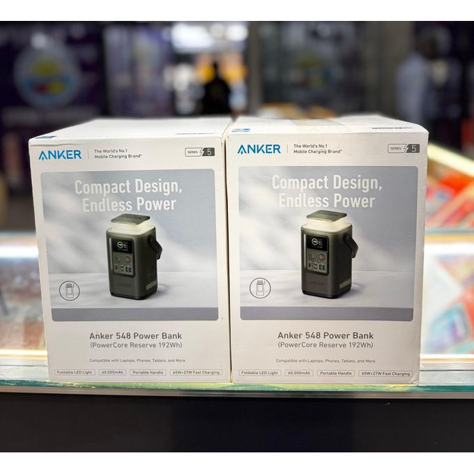 Anker 548 Power Bank | 192Wh LiFePO4 Battery & 60W Fast Charging
