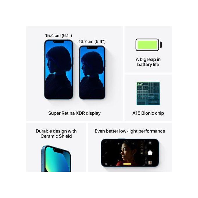 Apple iPhone 13 (256GB) | 6.1" Super Retina XDR Display & Dual Camera