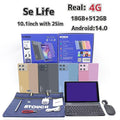 Atouch SE Life Android Tablet | 10" HD 18GB RAM 512GB Storage 12000mAh