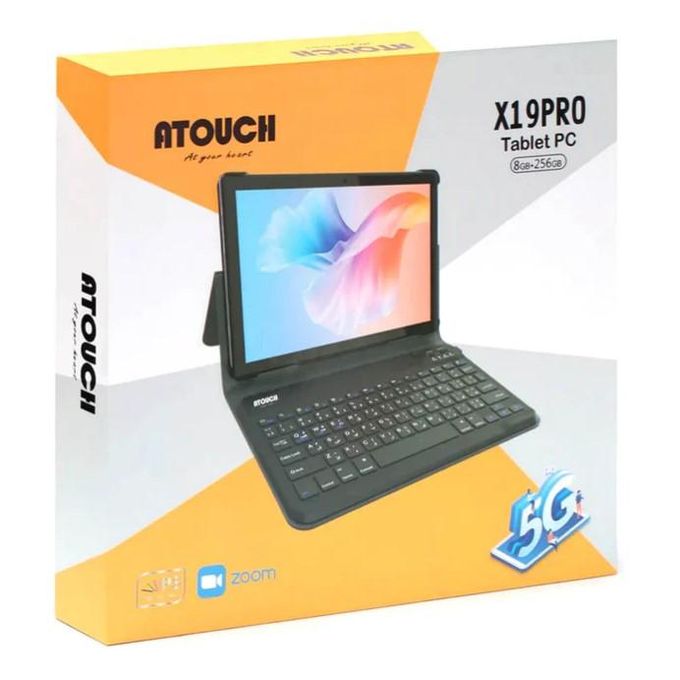 Atouch X19 Pro Tablet PC | 10.1" 8GB RAM 256GB Storage 5G Android 12