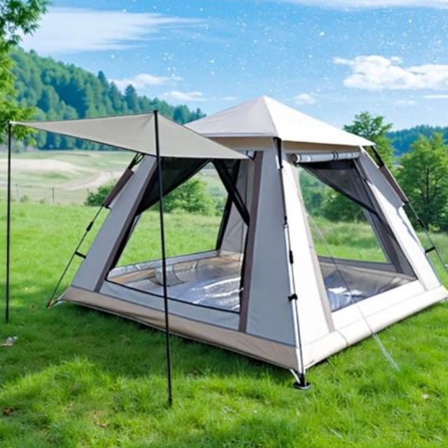 6-Person Pop-Up Camping Tent – Water-Resistant & Windproof Dome, Easy Setup, Portable Outdoor Use