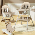 Baby High Chair 3 in 1 | Unique Convertible Feeding Chair for Kids & Toddlers | Reclining Infant Chair to Booster Seat