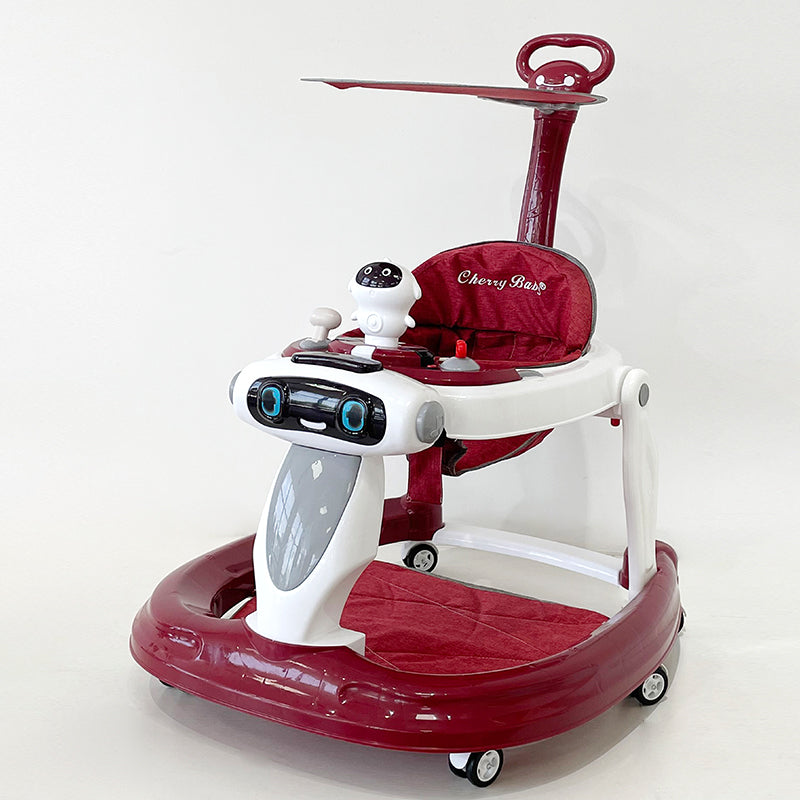 Baby Walker Educational Interactive Toy 3-in-1 Activity Walker with Lights & Sounds