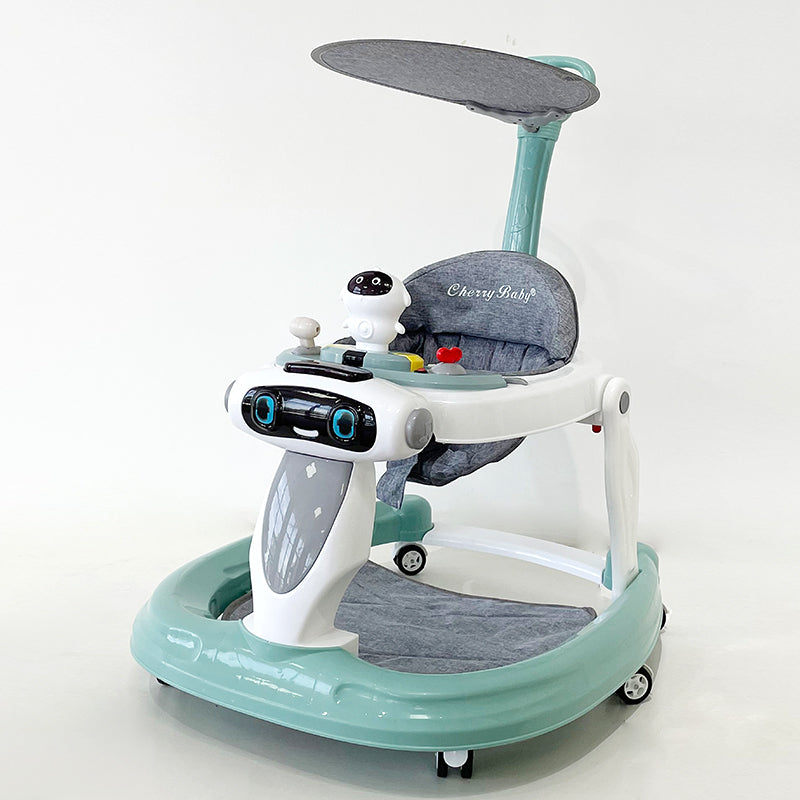 Baby Walker Educational Interactive Toy 3-in-1 Activity Walker with Lights & Sounds
