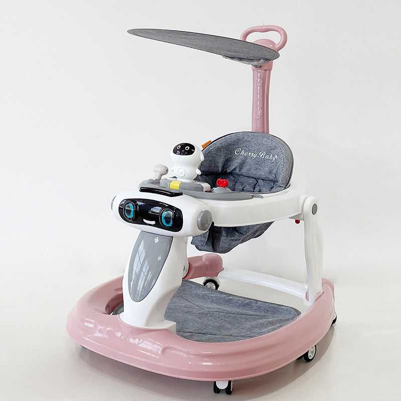 Baby Walker Educational Interactive Toy 3-in-1 Activity Walker with Lights & Sounds