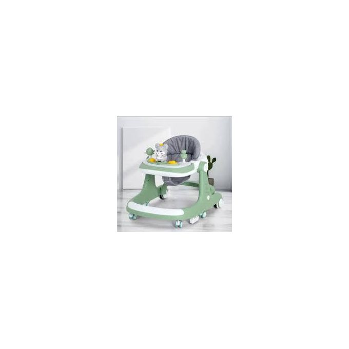 Baby Walker with Wheels | 3-in-1 Learning Walker, Infant Activity Center with Music & Steering Wheel | Adjustable Height & Speed, Anti-Rollover, for 6+ Months