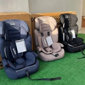 Kidilo 3-in-1 Baby Car Seat Booster | Height Adjustable, 5-Point Harness | For 9 Months to 12 Years (9-36kg) | Machine Washable Cover